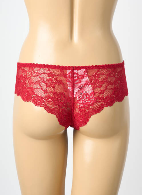 Culotte tissage dentelle rouge ROSA FAIA femme