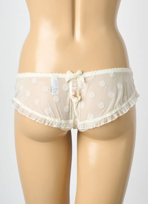 Tanga blanc PIEGE femme