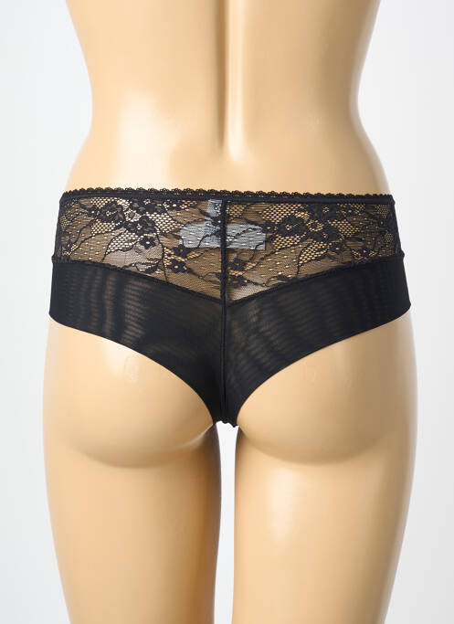 Tanga noir AVET femme