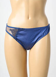 String tissage satiné bleu MILLESIA femme