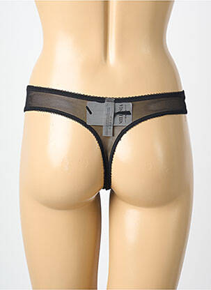 String stretch noir MILLESIA femme