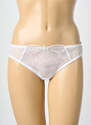 String légère et transparente blanc MILLESIA femme