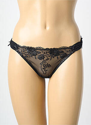 String broderie noir MILLESIA femme