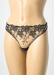 String broderie noir MILLESIA femme