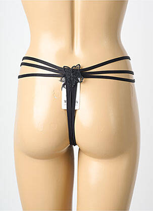 String broderie noir MILLESIA femme