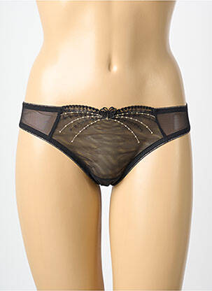 String légère et transparente noir MILLESIA femme