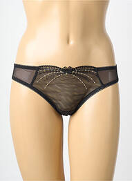 String légère et transparente noir MILLESIA femme