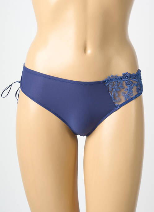 String tissage popeline bleu MILLESIA femme