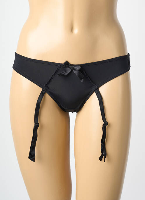 String tissage popeline noir MILLESIA femme