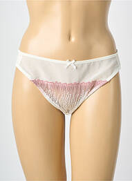 Tanga stretch beige MILLESIA femme