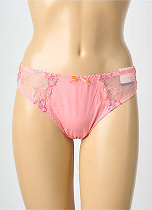 Tanga tissage satiné rose PRIMA DONNA femme