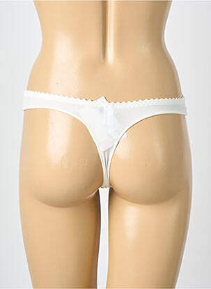 Tanga tissage satiné beige PRIMADONNA femme