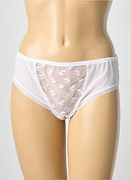 Tanga tissage satiné blanc PRIMADONNA femme