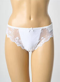 Tanga tissage satiné blanc PRIMADONNA femme