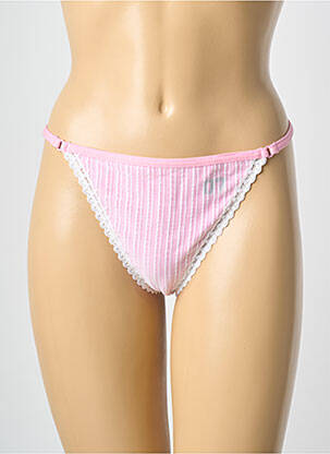 Tanga stretch rose BANANA MOON femme
