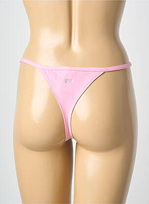 Tanga stretch rose BANANA MOON femme