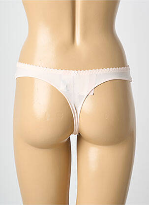 Tanga tissage satiné rose PRIMADONNA femme