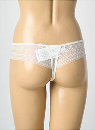 Tanga stretch beige ROSA FAIA femme