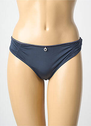 String tissage satiné bleu ESPRIT femme