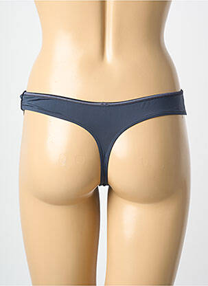 String tissage satiné bleu ESPRIT femme