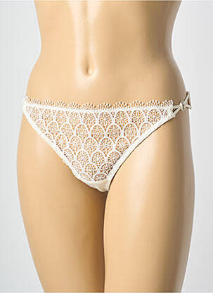 Tanga stretch beige MILLESIA femme
