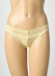 Tanga stretch jaune ESPRIT femme