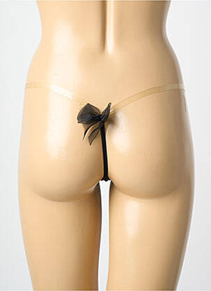 String stretch noir MILLESIA femme
