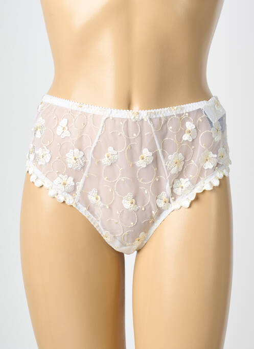 Tanga tissage satiné beige PRIMA DONNA femme