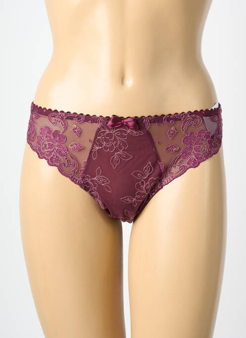Tanga stretch rouge PRIMA DONNA femme