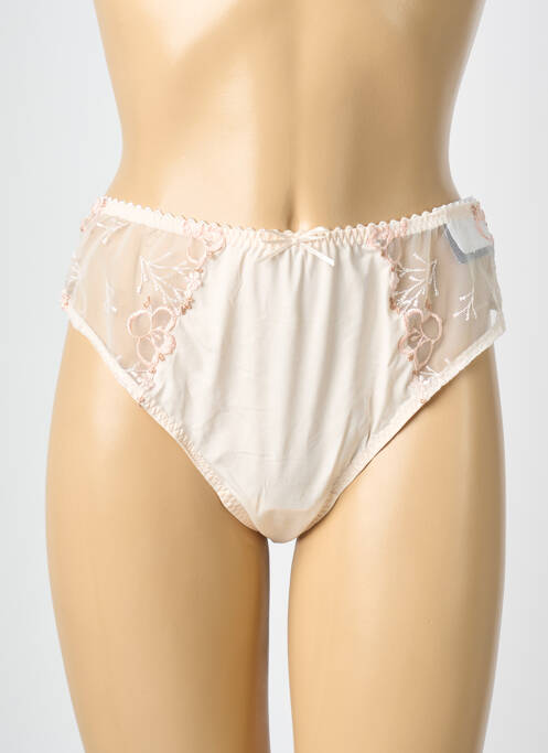Tanga tissage satiné rose PRIMA DONNA femme
