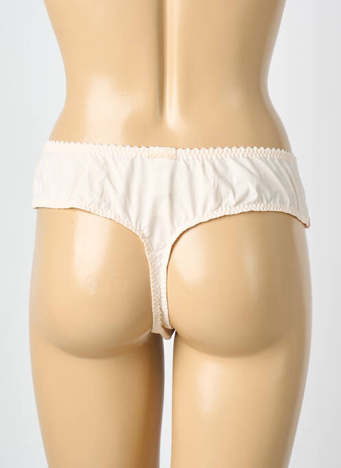 Tanga tissage satiné rose PRIMA DONNA femme