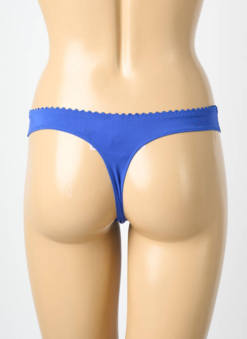 Tanga stretch bleu PRIMA DONNA femme