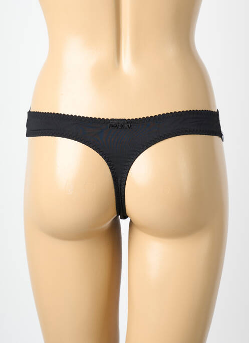Tanga stretch noir PRIMA DONNA femme