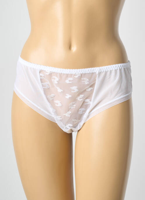 Tanga tissage satiné blanc PRIMA DONNA femme