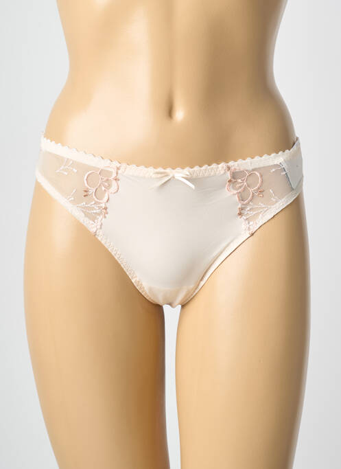 String tissage satiné rose PRIMA DONNA femme