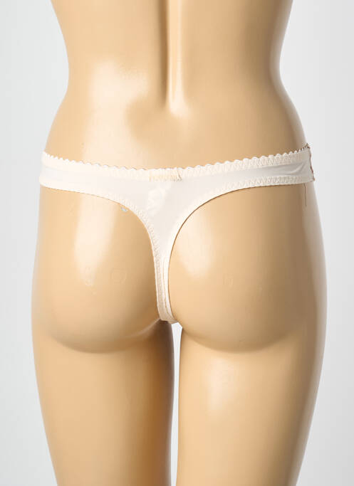String tissage satiné rose PRIMA DONNA femme