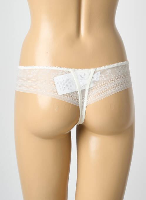 Tanga stretch beige ROSA FAIA femme