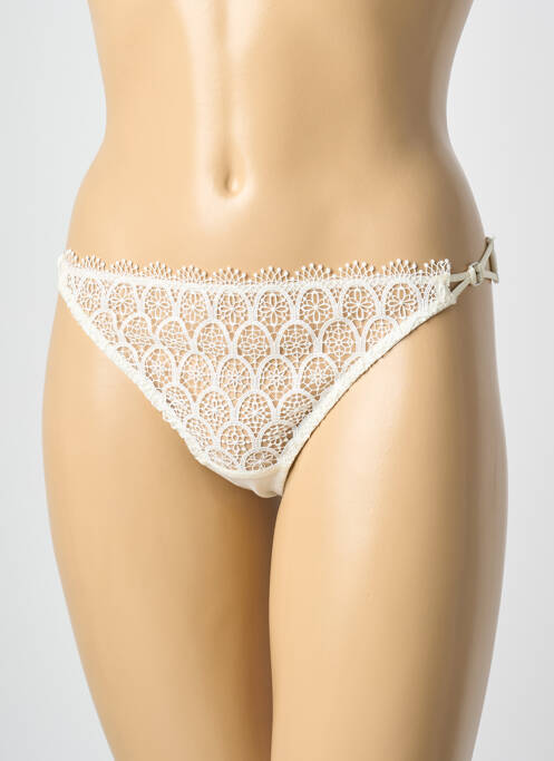 Tanga beige MILLESIA femme