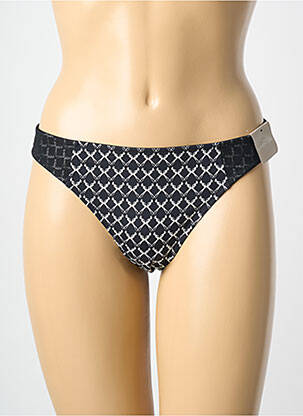 String tissage satiné noir MARIE JO femme