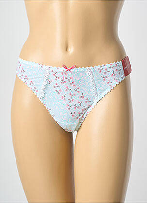 Tanga stretch bleu MARIE JO femme