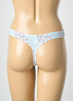 Tanga stretch bleu MARIE JO femme