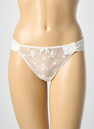 Tanga stretch beige MARIE JO femme