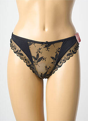 Tanga stretch marron MARIE JO femme
