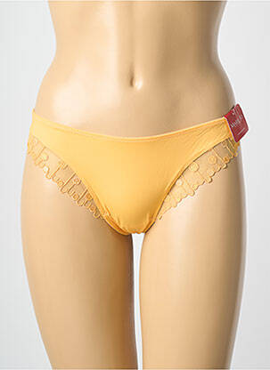 Tanga micro fibres orange MARIE JO femme
