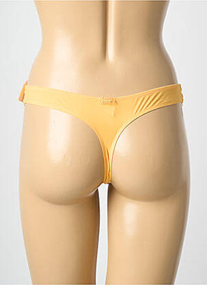 Tanga micro fibres orange MARIE JO femme