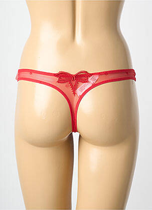 Tanga stretch rouge MARIE JO femme