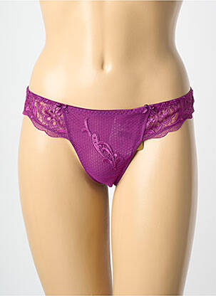 String stretch violet CHANTELLE femme