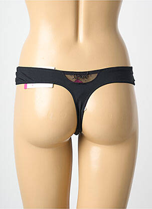 Tanga légère et transparente noir PRIMADONNA femme