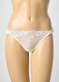 Tanga stretch blanc MILLESIA femme