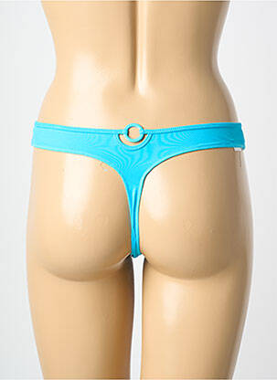 Tanga micro fibres bleu PRIMADONNA femme